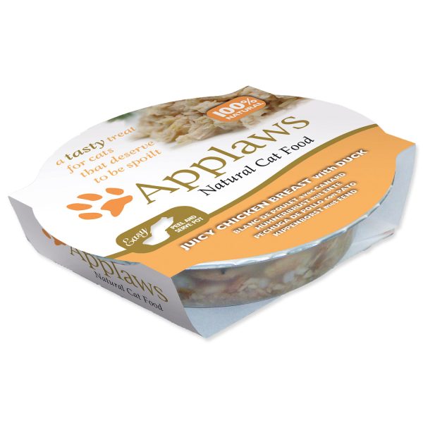 Kalíšek APPLAWS Cat Juicy Chicken Breast with Duck 60g