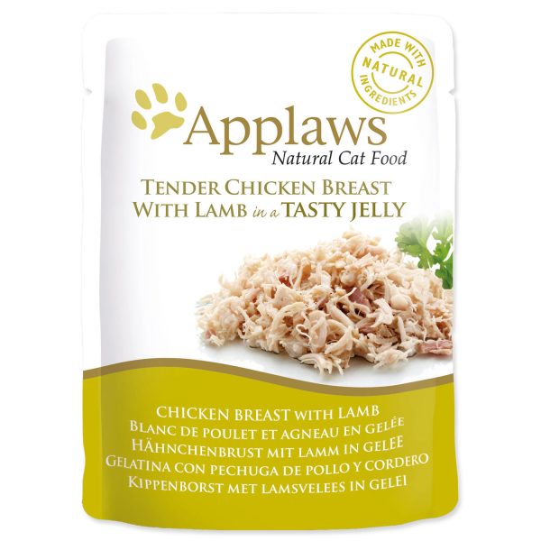 Kapsička APPLAWS Cat Pouch Chicken with Lamb in Jelly 70g