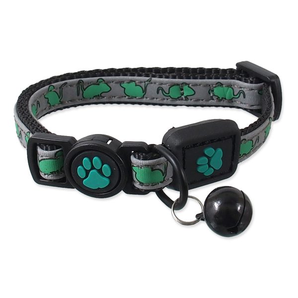 Obojek ACTIVE CAT Reflective limetka XXS - Image 2