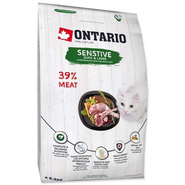 ONTARIO Cat Sensitive / Derma 0,4 kg - Image 3