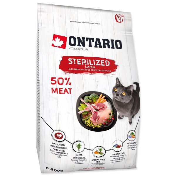 ONTARIO Cat Sterilised Lamb 2 kg