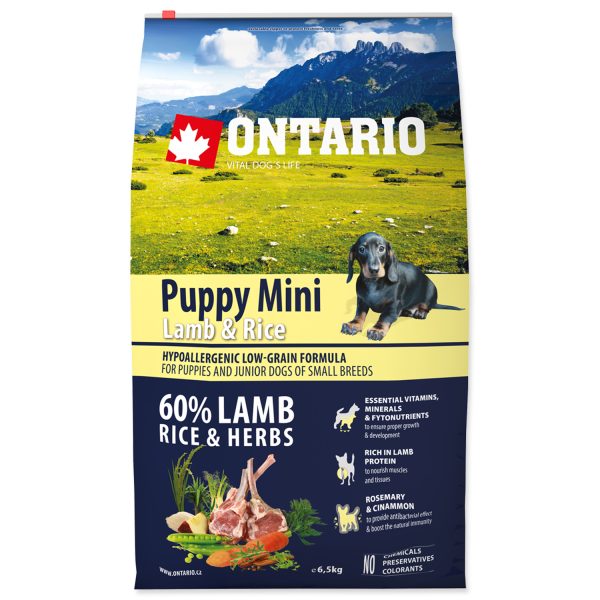 ONTARIO Puppy Mini Lamb & Rice 6,5 kg - Image 2