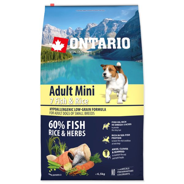 ONTARIO Dog Adult Mini Fish & Rice 2,25 kg - Image 2