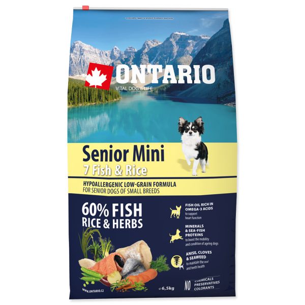 ONTARIO Senior Mini Fish & Rice 2,25 kg - Image 2