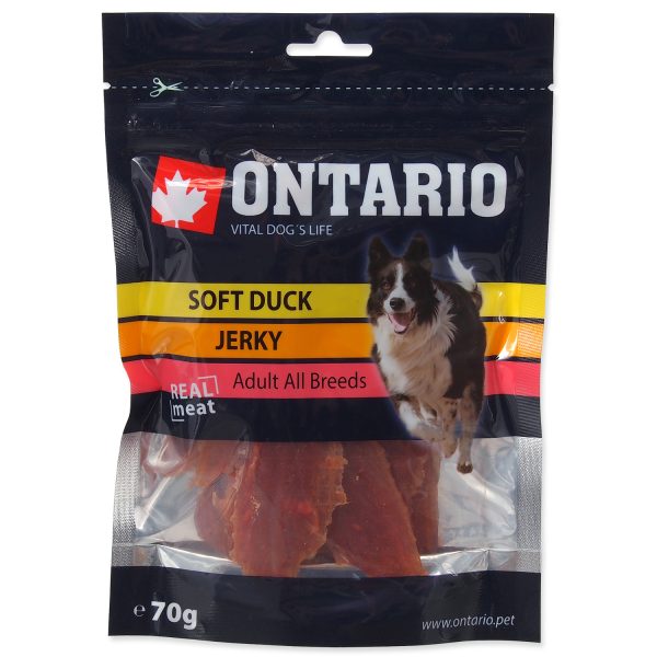 Snack ONTARIO Dog Soft Duck Jerky 70 g