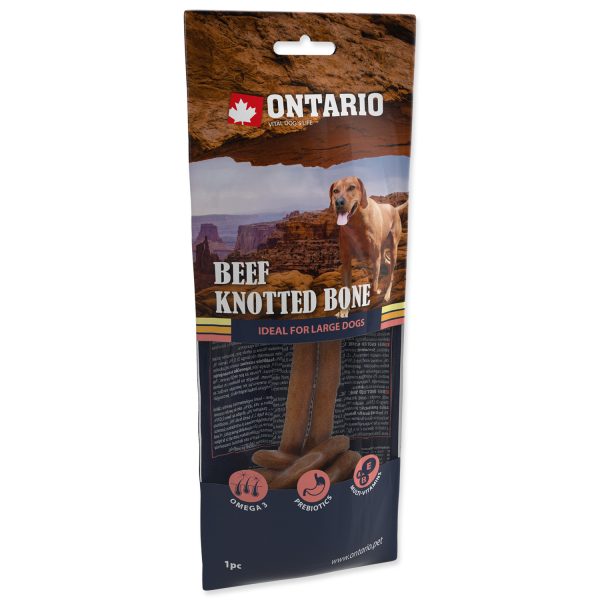 Snack ONTARIO Dog Rawhide Bone 20 cm