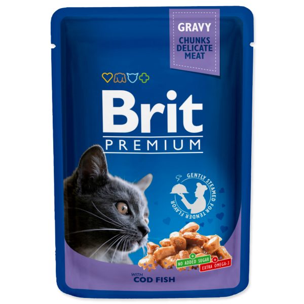 Kapsička BRIT Premium Cat Cod Fish 100g