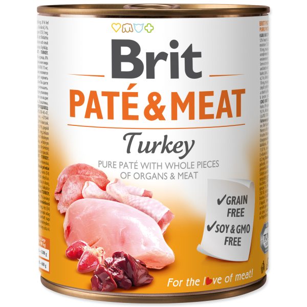 BRIT Paté & Meat Turkey 800 g - Image 2