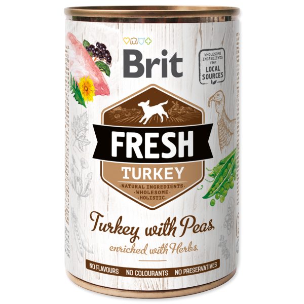 BRIT Fresh Turkey with Peas 400g