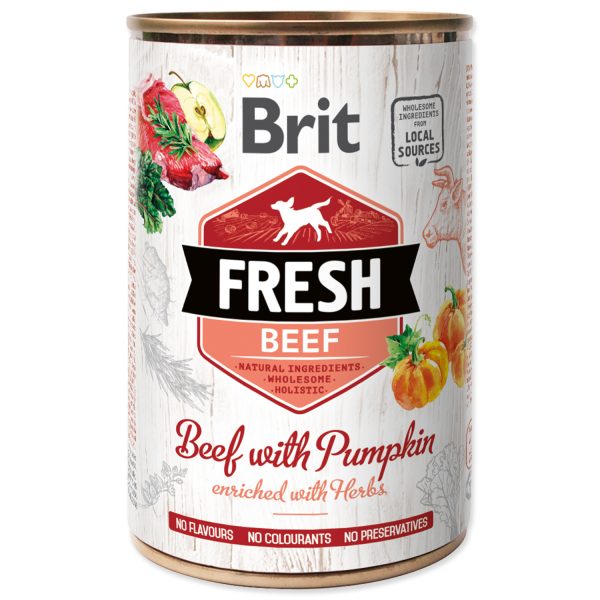 BRIT Fresh Beef with Pumpkin 400g