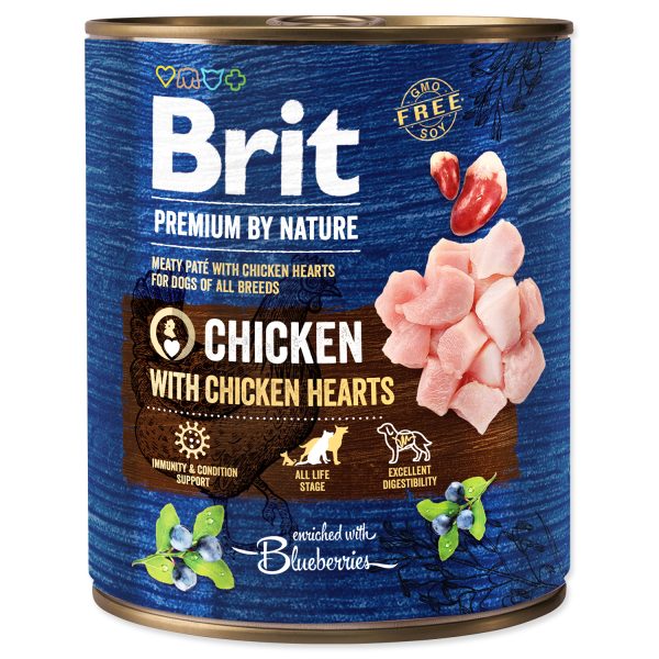 BRIT Premium by Nature Chicken with Hearts 800 g - Image 2