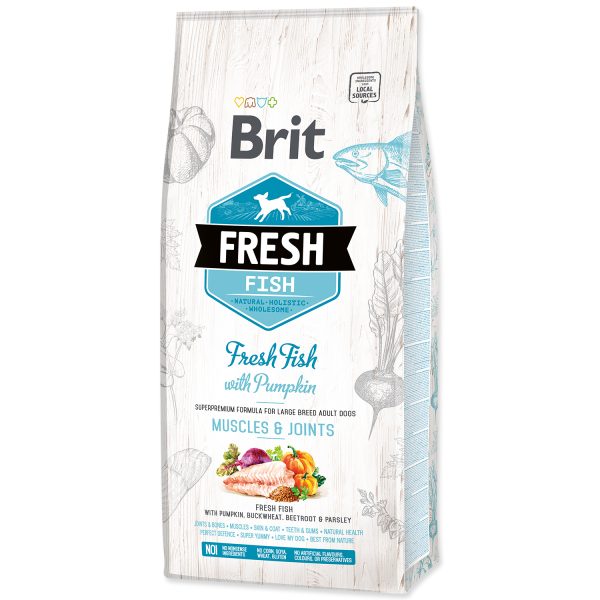 BRIT Fresh Fish with Pumpkin Adult Large 12 kg