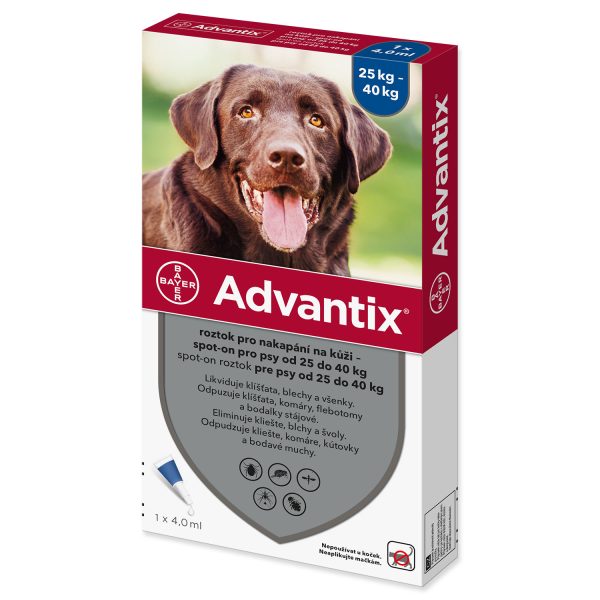 BAYER Advantix Spot-On pro psy 25 - 40 kg (1x4ml)