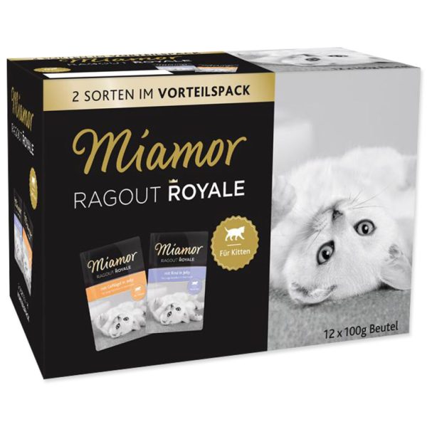 Kapsičky MIAMOR Ragout Royale Kitten v želé multipack 2x6x100g