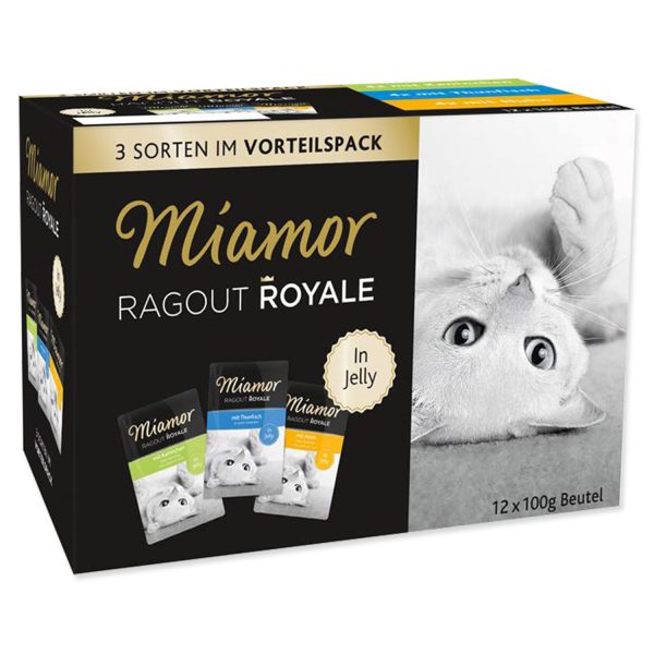 Kapsičky MIAMOR Ragout Royale kuře, tuňák, králík v želé multipack 3x4x100g