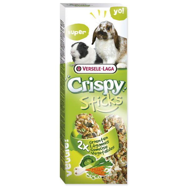 Tyčinky VERSELE-LAGA Crispy se zeleninou pro králíky a morčata 110g