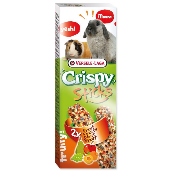 Tyčinky VERSELE-LAGA Crispy s ovocem pro králíky a morčata 110g