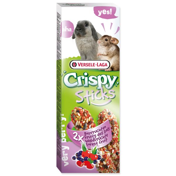 Tyčinky VERSELE-LAGA Crispy s lesním ovocem pro králíky a činčily 110g