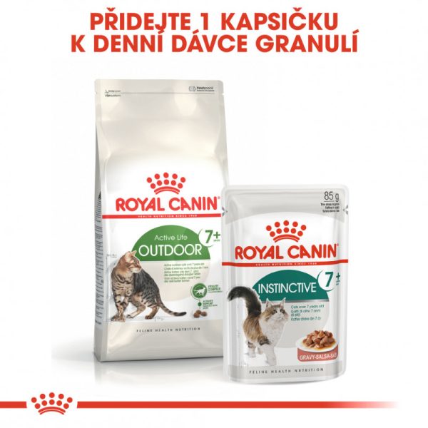 Outdoor 7+ granule pro stárnoucí kočky s častým pohybem venku 2 kg - Image 7