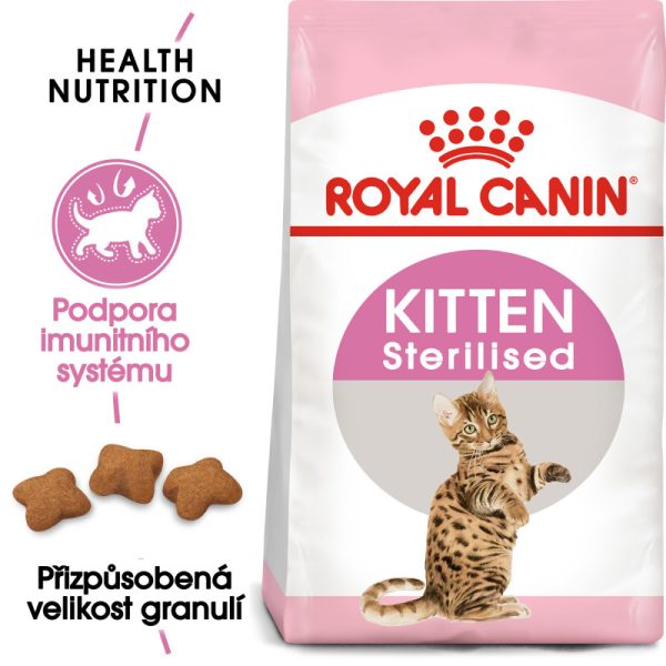 Kitten Sterilised granule pro kastrovaná koťata 2 kg