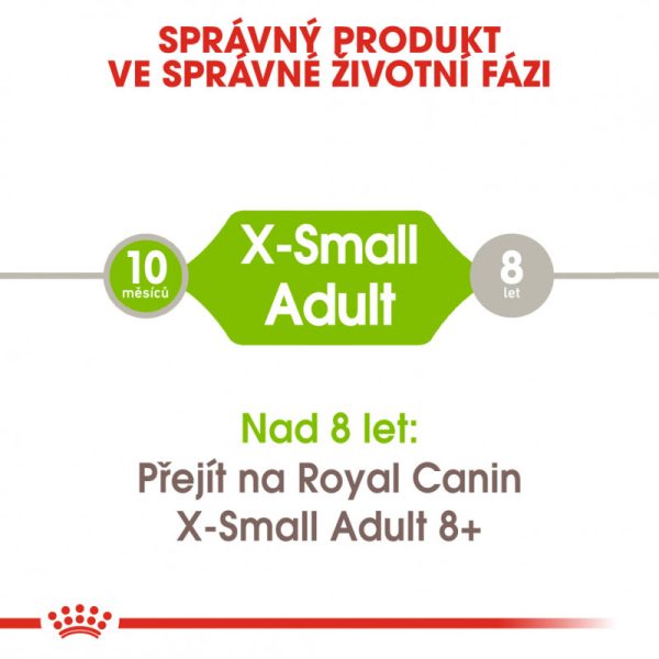 X-Small Adult granule pro dospělé trpasličí psy 3 kg - Image 2