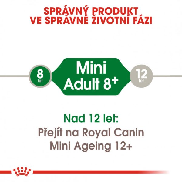 Mini Adult 8+ granule pro stárnoucí malé psy 8 kg - Image 3