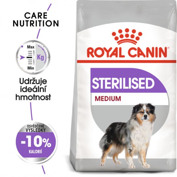 Medium Sterilised granule pro kastrované střední psy 3 kg