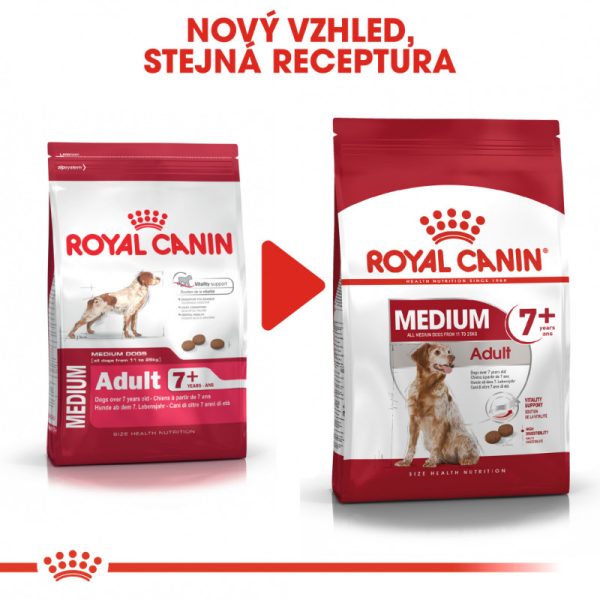 Medium Adult 7+ granule pro dospělé stárnoucí střední psy 15 kg - Image 7