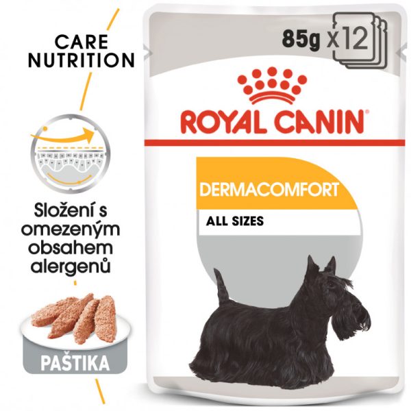 Dermacomfort Dog Loaf  kapsička s paštikou pro psy s problémy s kůží 85g