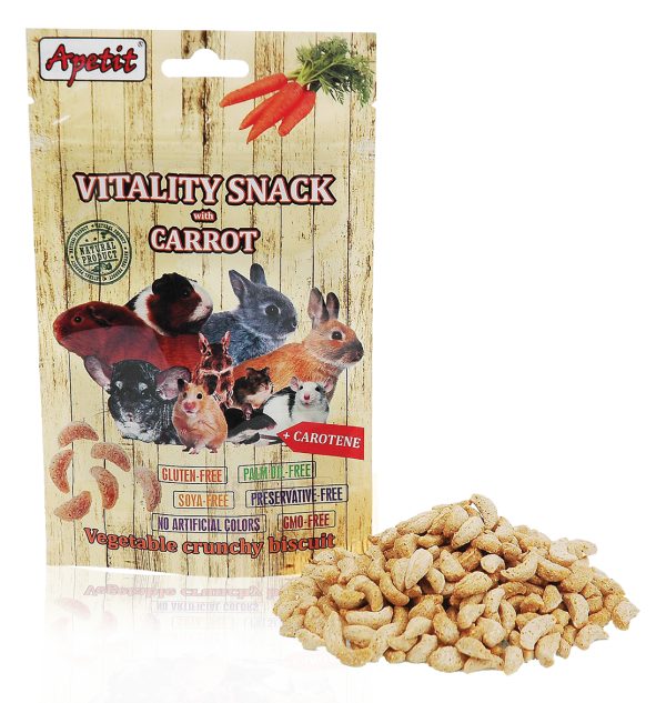 Apetit Vitality snack s mrkví 80g