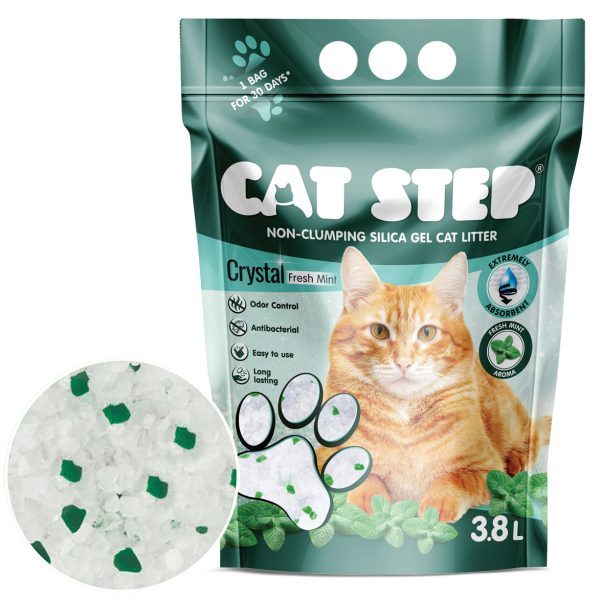 Cat Step Crystal Fresh Mint 1,67kg / 3,8l