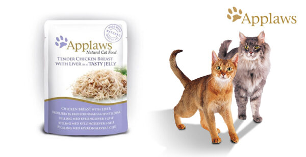 Kapsička APPLAWS Cat Pouch Chicken with Liver in Jelly 70g - Image 2