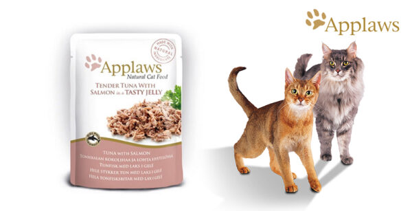 Kapsička APPLAWS Cat Pouch Tuna Wholemeat with Salmon in Jelly 70g - Image 2