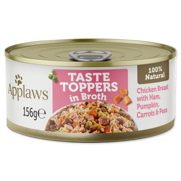 Konzerva APPLAWS Dog Chicken, Ham & Vegetables 156g