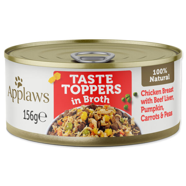 Konzerva APPLAWS Dog Chicken, Beef, Liver & Vegetables 156g