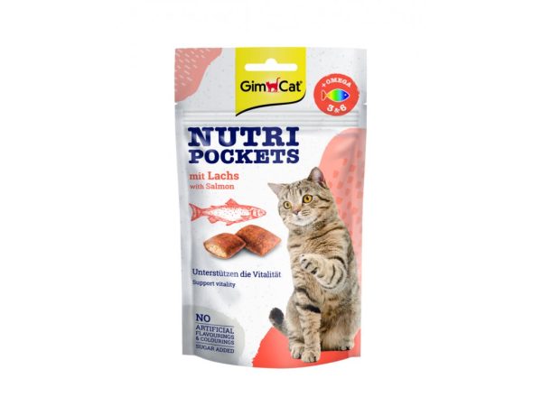 Gimcat Nutri Pockets s lososem 60 g