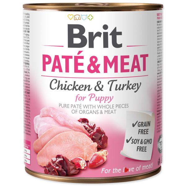 BRIT Paté & Meat Puppy 800 g - Image 2