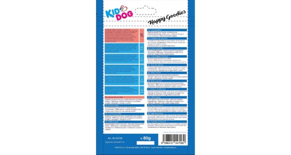 KIDDOG 100% lososové proužky 80 g - Image 3