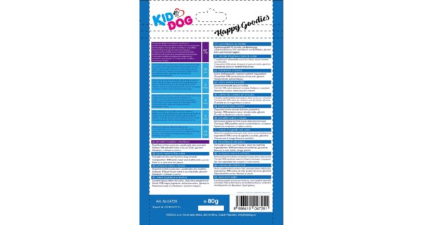 KIDDOG mini kostičky z jehněčího masíčka 80 g - Image 3