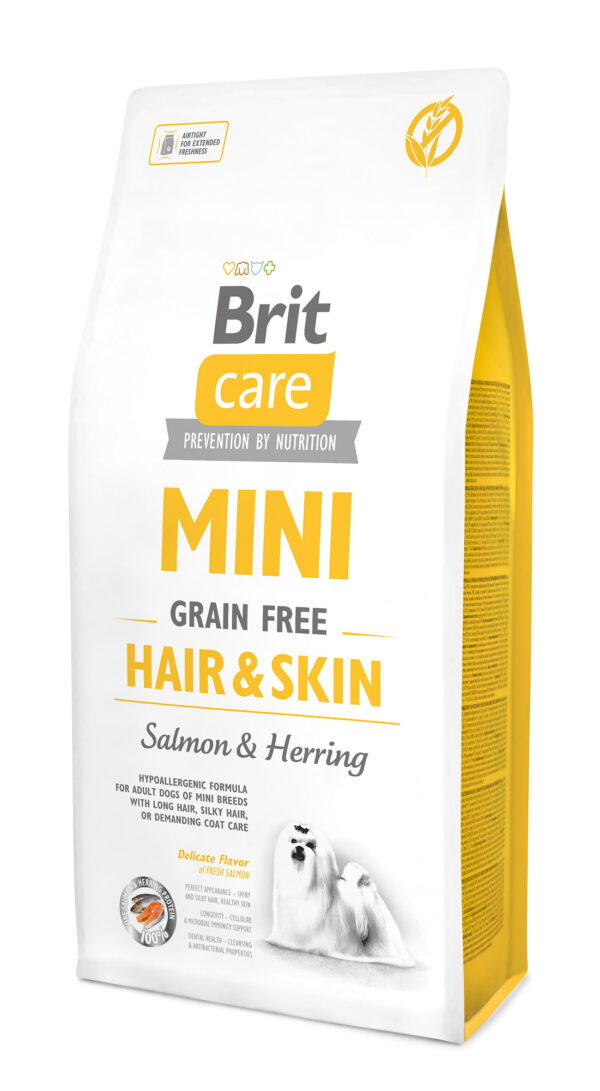 BRIT Care Dog Mini Grain Free Hair & Skin 7 kg