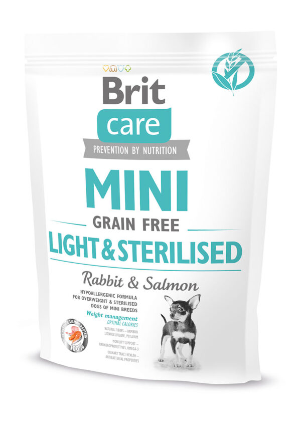 BRIT Care Dog Mini Grain Free Light & Sterilised 400 g