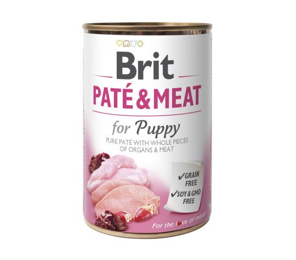 BRIT Paté & Meat Puppy 800 g - Image 4