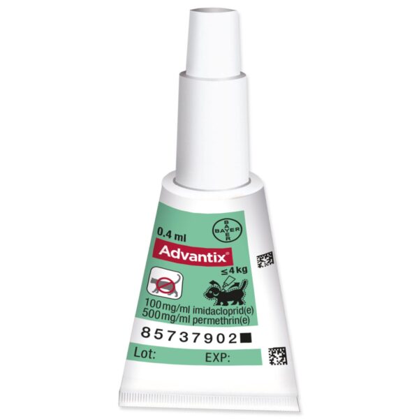 BAYER Advantix Spot-On pro psy do 4 kg (1x0,4ml) - Image 2