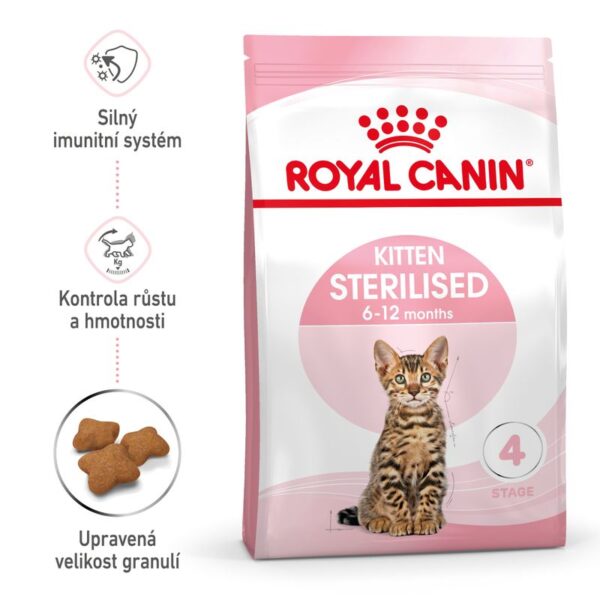 Kitten Sterilised granule pro kastrovaná koťata 400g