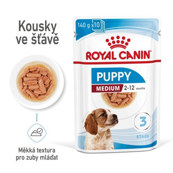 Medium Puppy kapsička pro štěňata a mladé psy středních plemen - Image 9