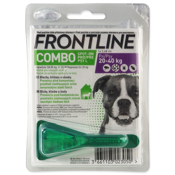 FRONTLINE COMBO spot-on pro psy L (20-40kg)-1x2,68ml