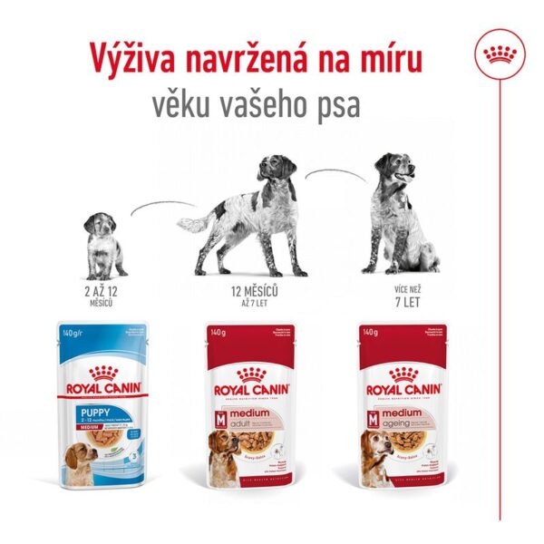 Royal Canin Medium Adult v omáčce 140g - Image 5